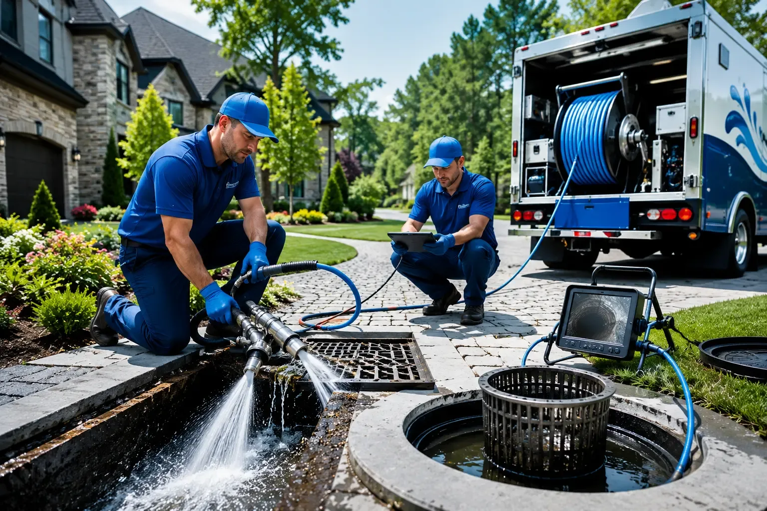 Local outdoor drain cleaning professionals in Cortland, OH